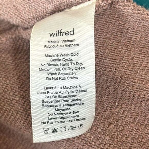 Aritzia Wilfred Women's Brown Diderot Oversize Studded Cocoon Sweater Size M - Picture 6 of 7